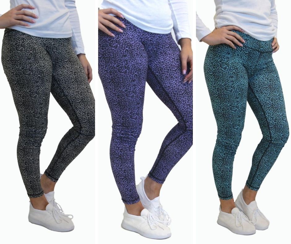 Buttery Smooth Bold and Beautiful High Waist Leopard Plus Size Leggings - 3  Inch Waist | World of Leggings