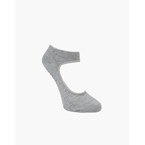 Ladies Size 2-8 Grey Pilates Barra Yoga Grip Socks Pussyfoot 1 Pair